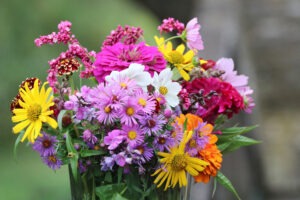 A colorful flower bouquet