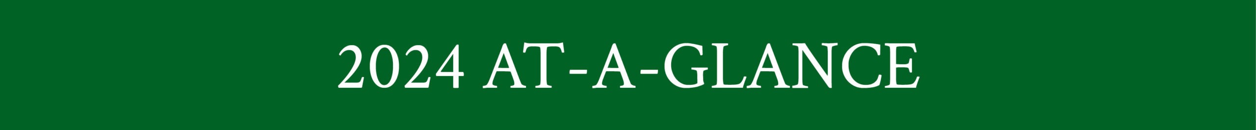 Text reads, "2024-At-A-Glance."